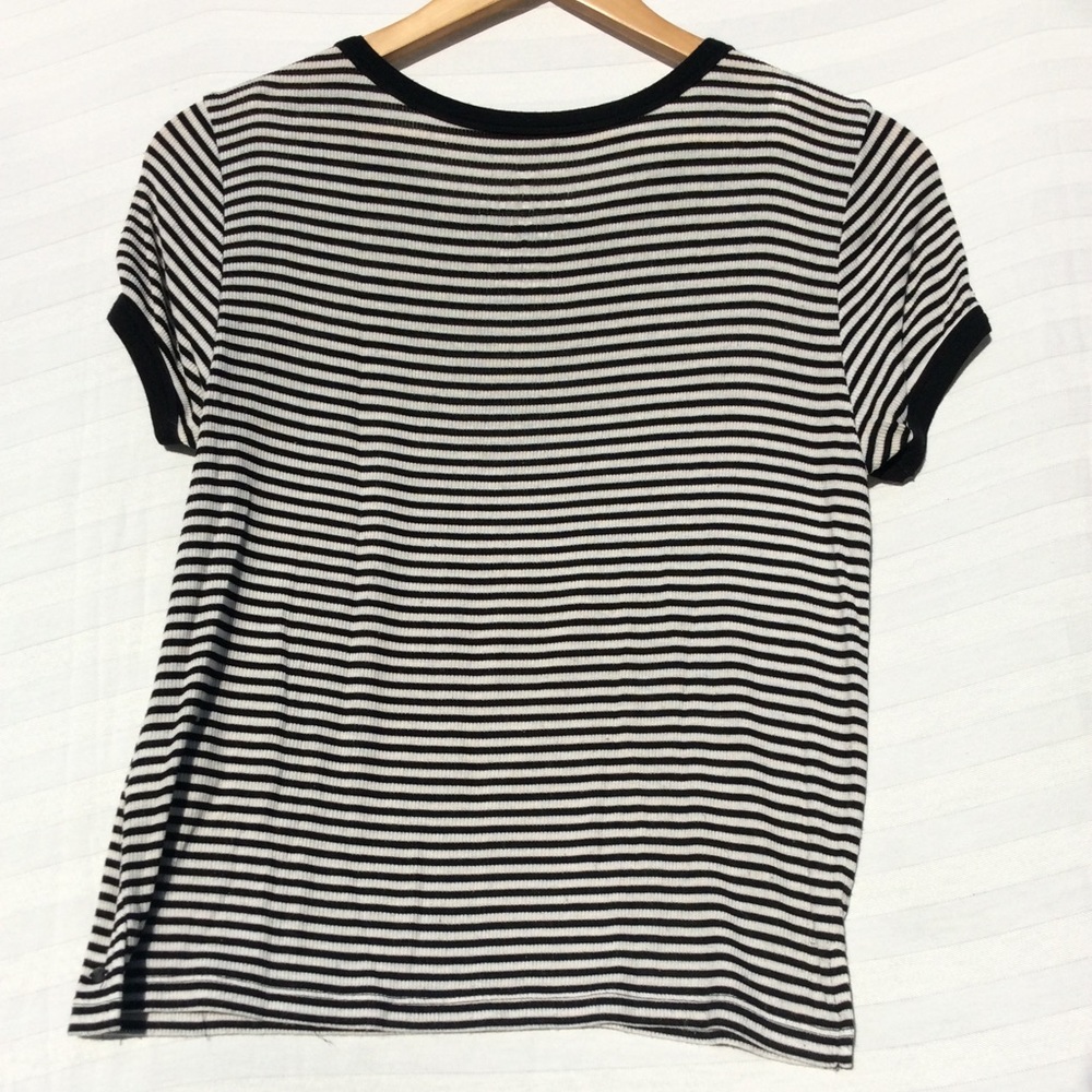 American Eagle soft and sexy black and white shirt